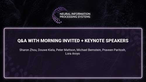 Q&A with Morning Invited + Keynote Speakers