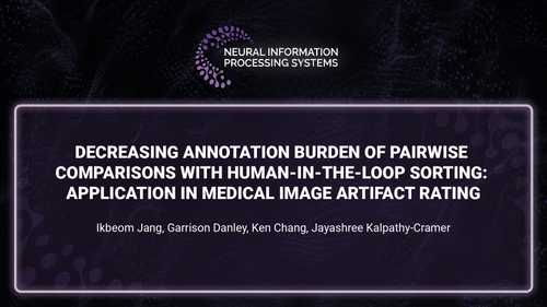 Decreasing Annotation Burden of Pairwise Comparisons with Human-in-the-Loop Sorting: Application in Medical Image Artifact Rating