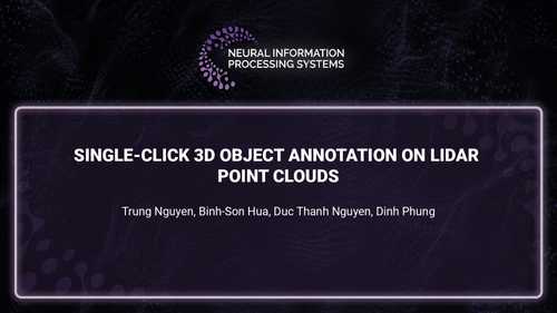 Single-Click 3D Object Annotation on LiDAR Point Clouds