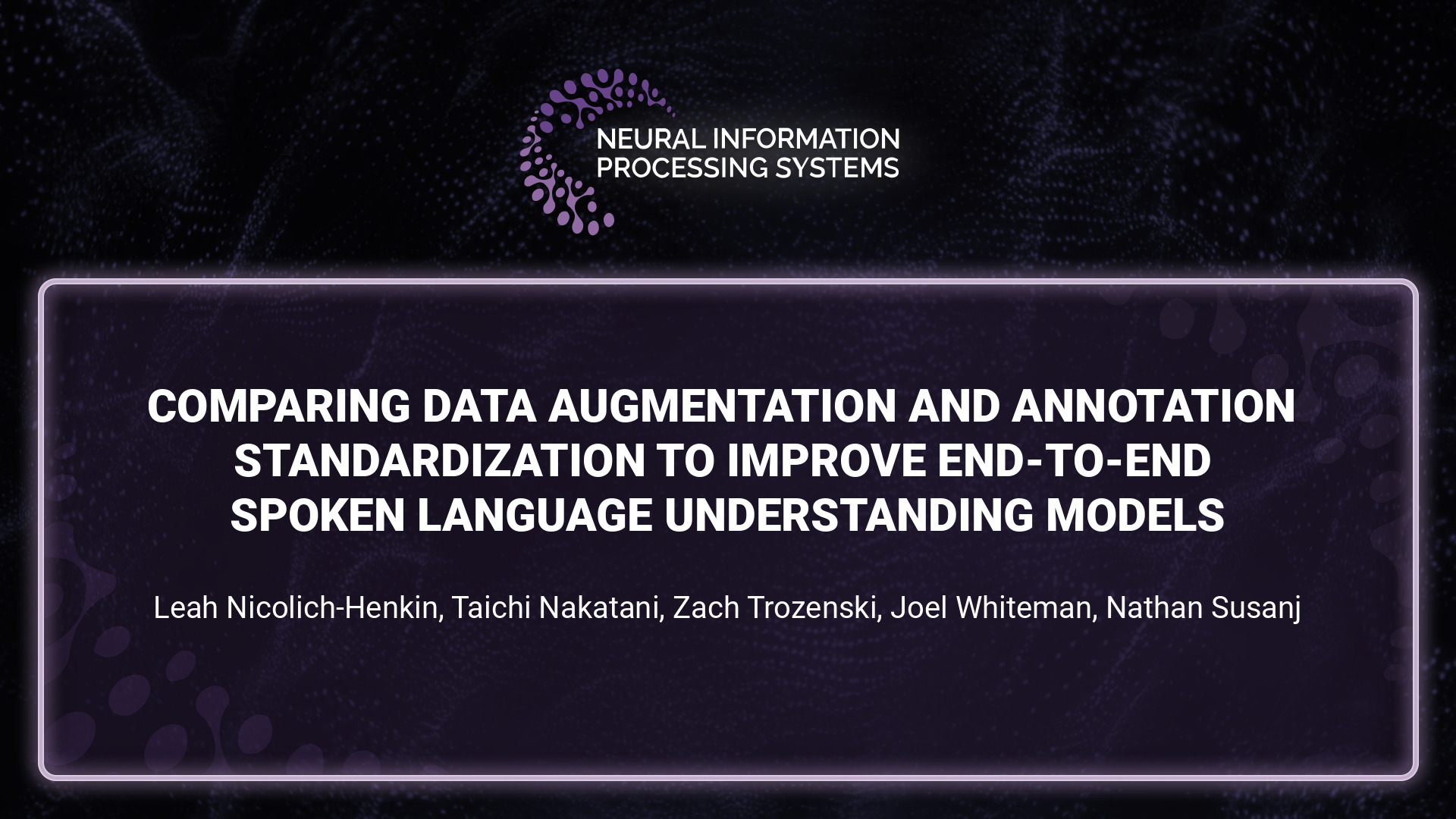 Comparing Data Augmentation and Annotation Standardization