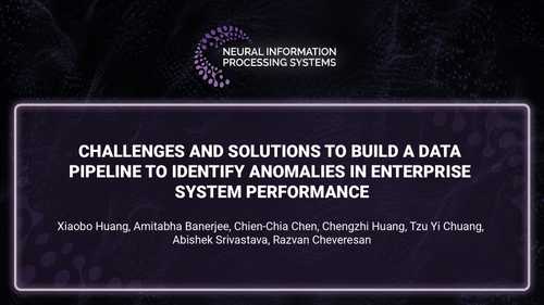 Challenges and Solutions to build a Data Pipeline to Identify Anomalies in Enterprise System Performance